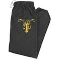 thumbnail image 1 of Game of Thrones Greyjoy Sigil Unisex Jogger Sweatpants for Men and Women, Charcoal Heather, Medium, 1 of 1