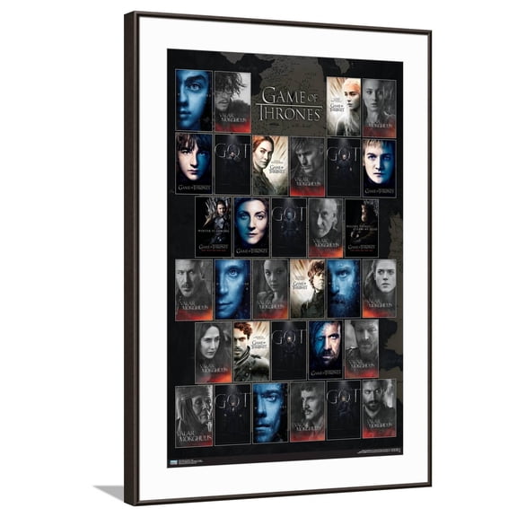 Game of Thrones - Grid Canvas Wall Poster, 22.375" x 34"