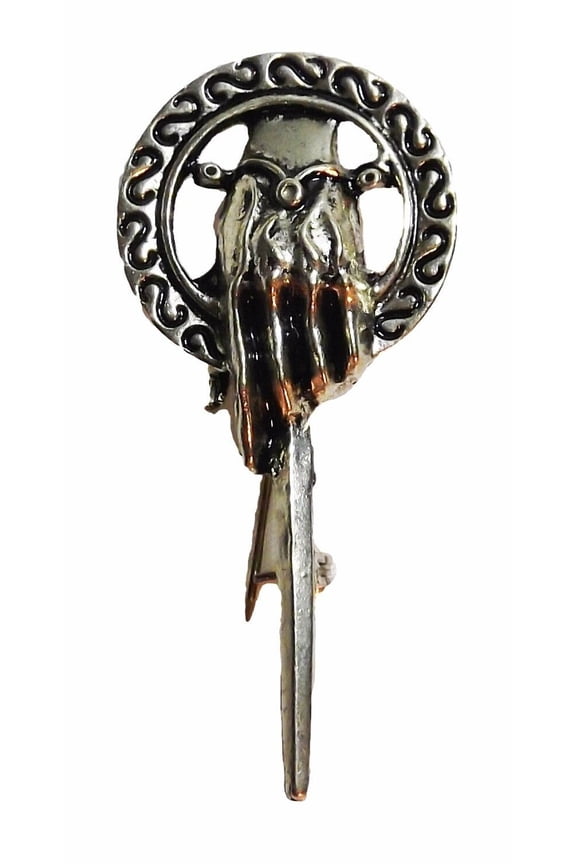 Game of Thrones Hand of the King 2" Tall Antique Brass Finish Metal Pin