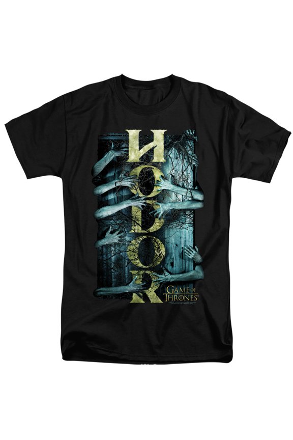 Game of Thrones Hodor Unisex Adult Tall T Shirt,Black, X-Large