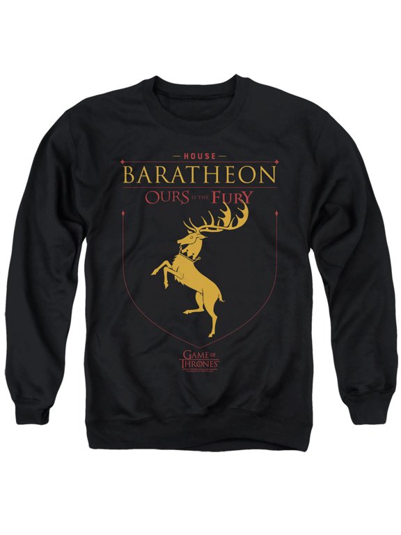 Game of Thrones House Baratheon Sigil Unisex Adult Crewneck Sweatshirt,House Baratheon Sigil, Medium