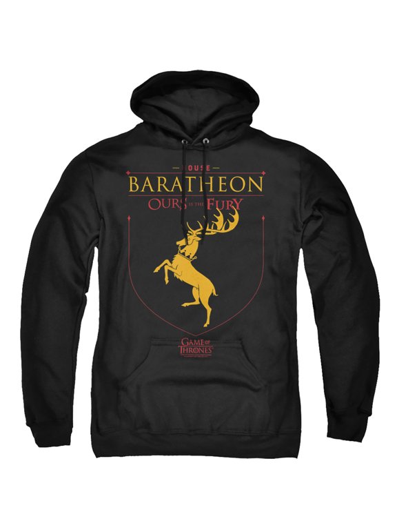 Game of Thrones House Baratheon Sigil Unisex Adult Pull-Over Hoodie, House Baratheon Sigil, Large
