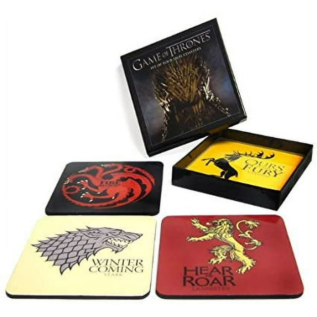 Game of Thrones House Coaster Set