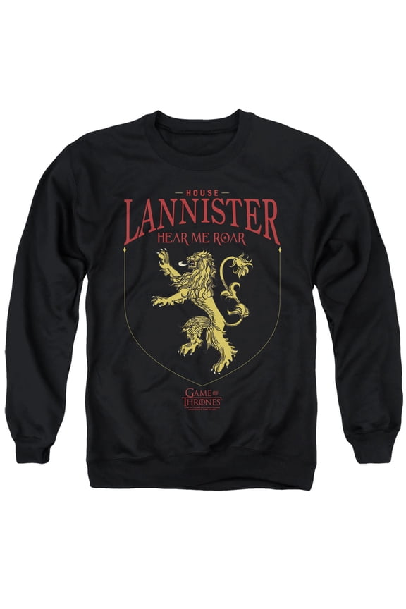 Game of Thrones House Lannister Sigil Unisex Adult Crewneck Sweatshirt,House Lannister Sigil, Small