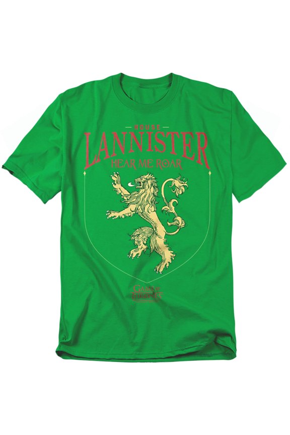 Game of Thrones T-Shirt House Lannister Sigil Unisex Graphic Tee For Men & Women