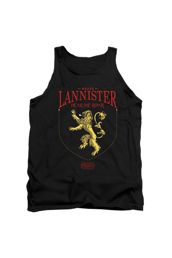 Game of Thrones House Lannister Sigil Unisex Adult Tank Top,House Lannister Sigil, Large