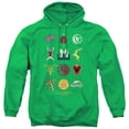 thumbnail image 1 of Game of Thrones House Sigils Unisex Adult Pull-Over Hoodie,Kelly Green, Small, 1 of 5