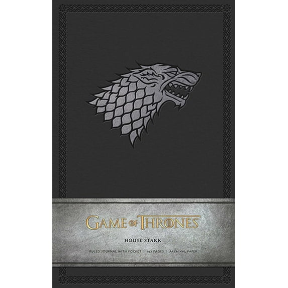 HBO HBO STAFF: Game of Thrones: House Stark Hardcover Ruled Journal (Hardcover)