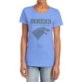 thumbnail image 1 of Game of Thrones House Stark Sigil Women's T Shirt,Carolina Blue, Medium, 1 of 6