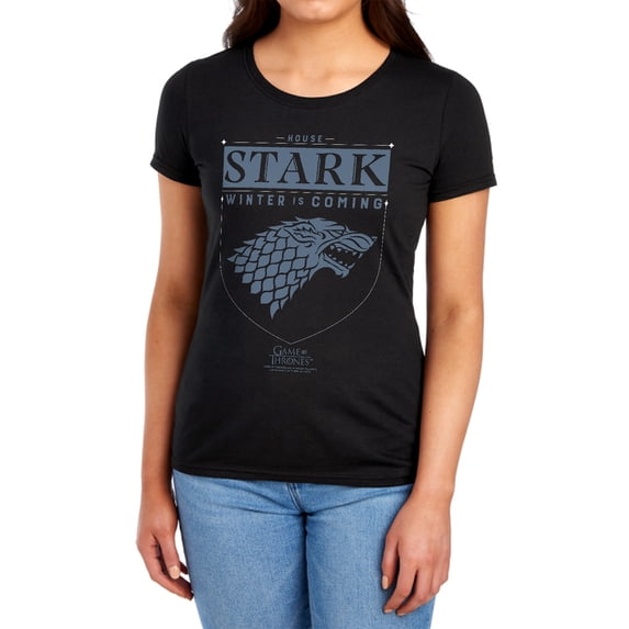 Game of Thrones House Stark Sigil Women's T Shirt, House Stark Sigil, Medium