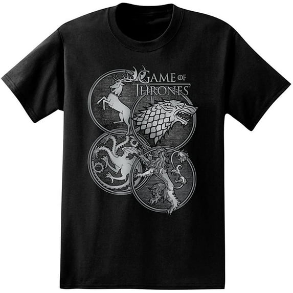 Game of Thrones House Symbols Adult T-Shirt