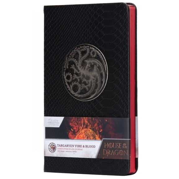 Game of Thrones House of the Dragon: Targaryen Fire & Blood Hardcover Journal, (Hardcover)