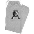 thumbnail image 1 of Game of Thrones Iron Throne Icon Unisex Jogger Sweatpants for Men and Women, Athletic Heather, Medium, 1 of 1
