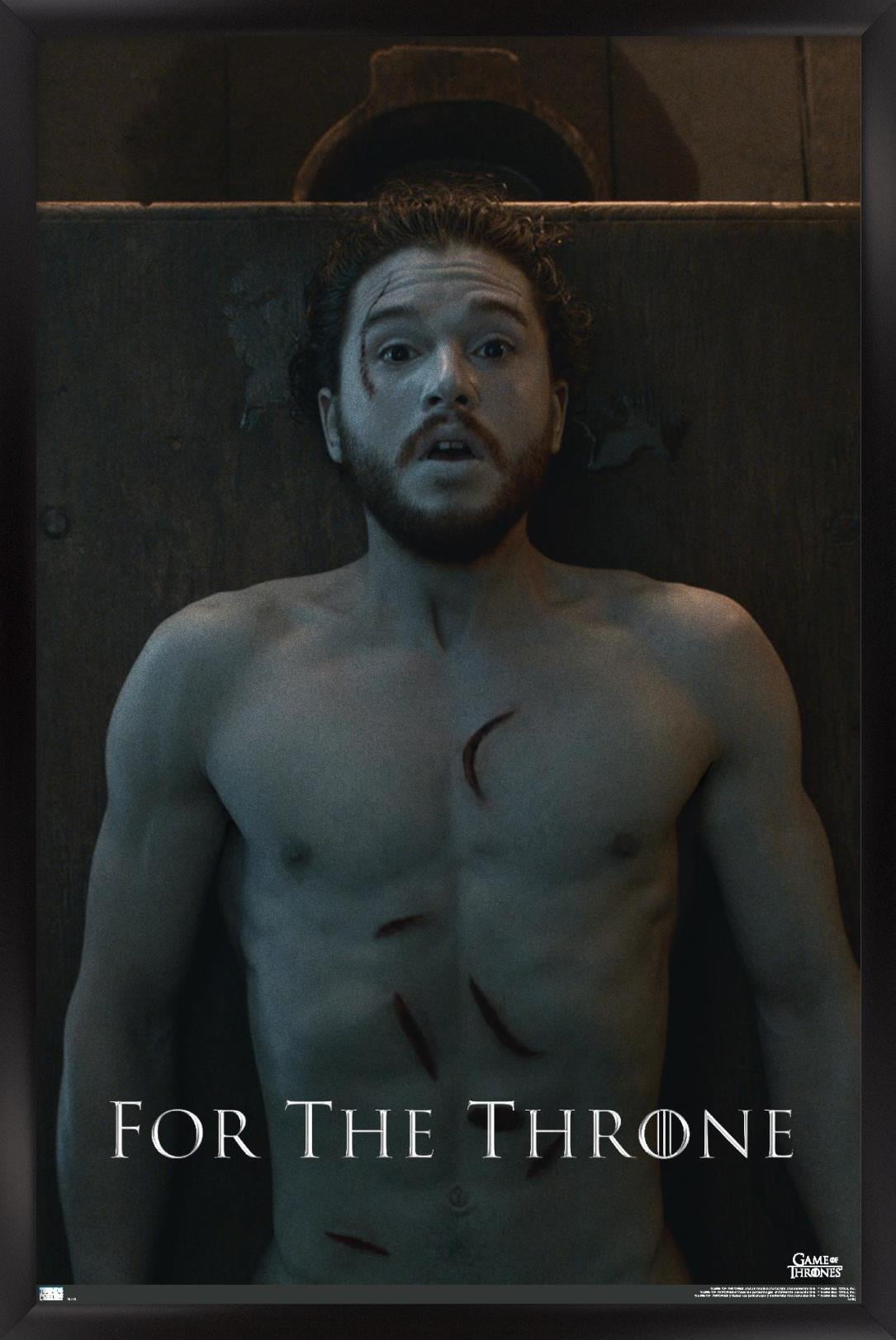 Game of Thrones - Jon Snow Wall Poster, 22.375" x 34", Framed