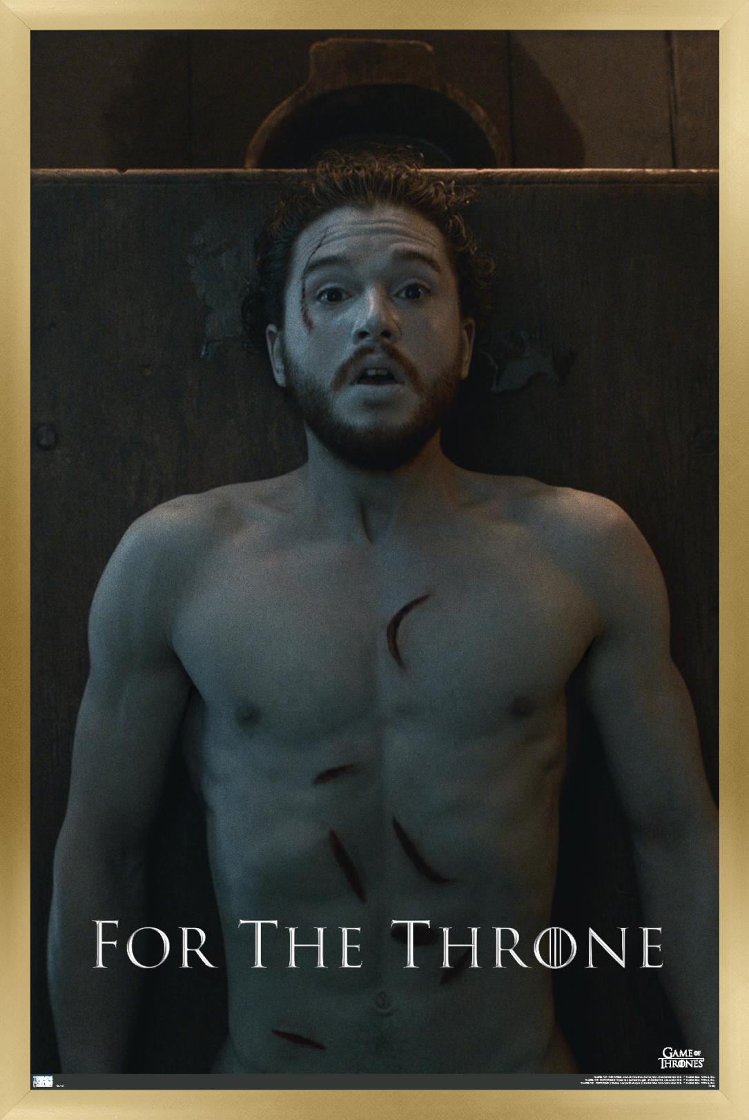 Game of Thrones - Jon Snow Wall Poster, 22.375" x 34", Framed
