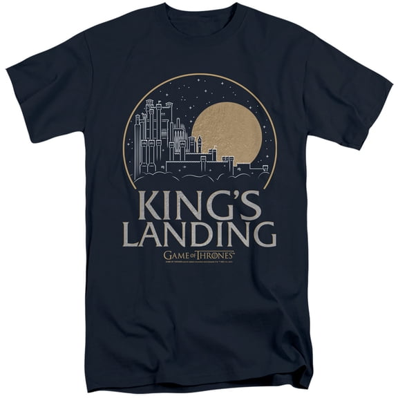 Game of Thrones Kings Landing Unisex Adult Tall T Shirt,Kings Landing, 3X-Large