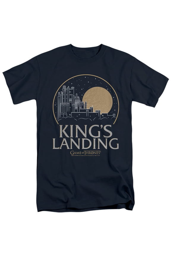Game of Thrones Kings Landing Unisex Adult Tall T Shirt,Kings Landing, 3X-Large
