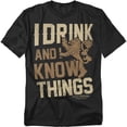 thumbnail image 1 of Game of Thrones T-Shirt Know Things Unisex Graphic Tee For Men & Women, 1 of 7