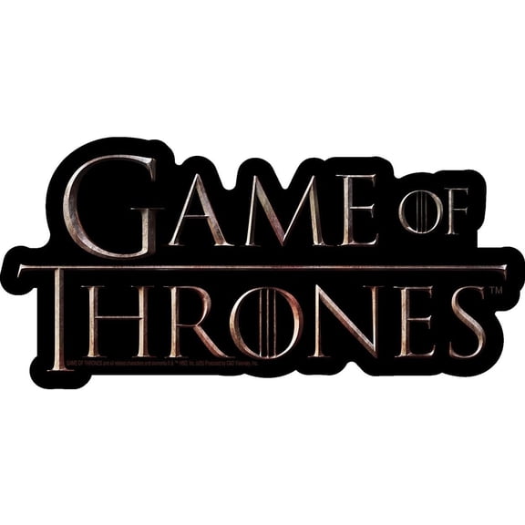 Game of Thrones Logo 6"x2.9" Sticker