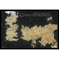 thumbnail image 1 of Game of Thrones Map Map of Weste Laminated & Framed Poster (36 x 24), 1 of 1