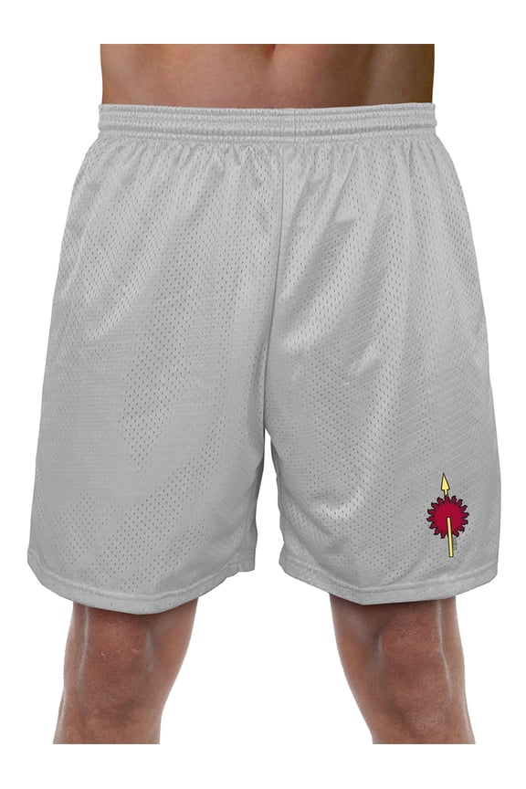 Game of Thrones Martell Sigil Mens Lined Mesh Shorts, Silver, Medium