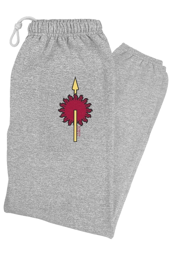 Game of Thrones Martell Sigil Unisex Jogger Sweatpants for Men and Women, Athletic Heather, Small