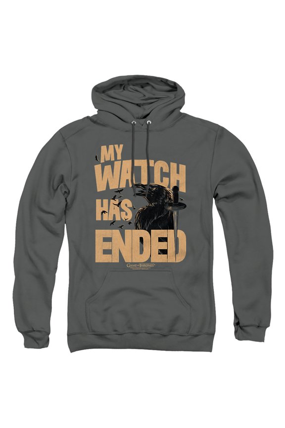 Game of Thrones My Watch Has Ended Unisex Adult Pull-Over Hoodie, My Watch Has Ended, Large