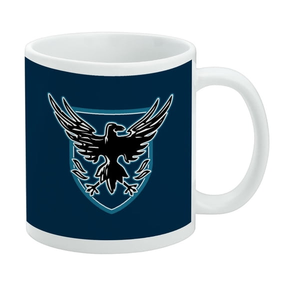Game of Thrones Night Watch Crow Ceramic Coffee Mug, Novelty Gift Mugs for Coffee, Tea and Hot Drinks, 11oz, White