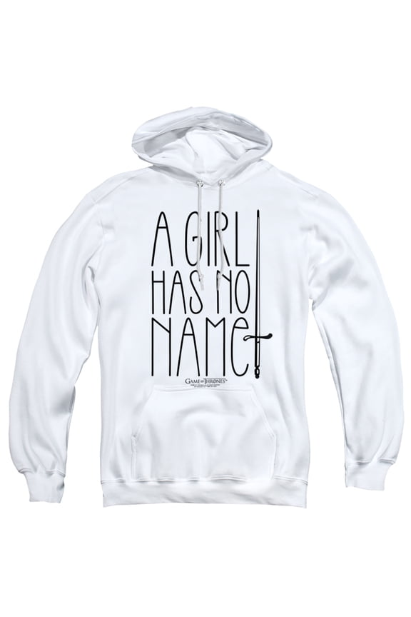 Game of Thrones No Name Unisex Adult Pull-Over Hoodie, No Name, 3X-Large