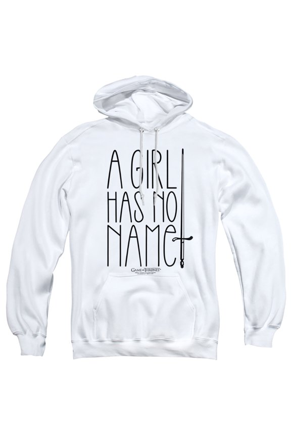 Game of Thrones No Name Unisex Adult Pull-Over Hoodie, No Name, Medium