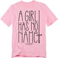 thumbnail image 1 of Game of Thrones No Name Unisex Adult T-Shirt, Pink, Medium, 1 of 6