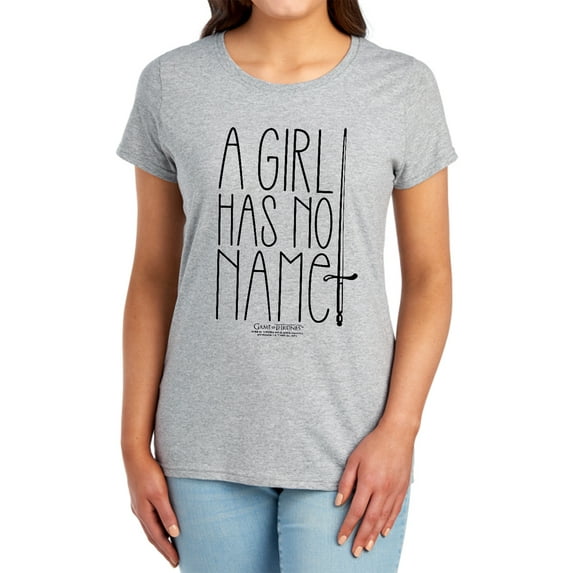 Game of Thrones No Name Women's T Shirt,Athletic Heather, X-Large