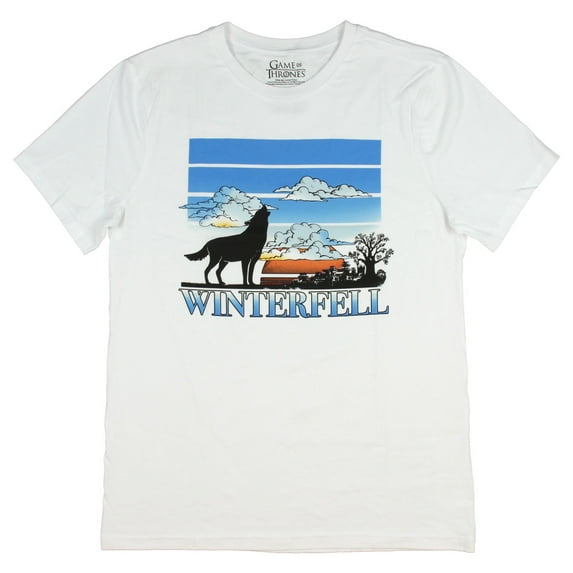 Game of Thrones Shirt Men's Westeros Landscapes Adult Graphic T-Shirt