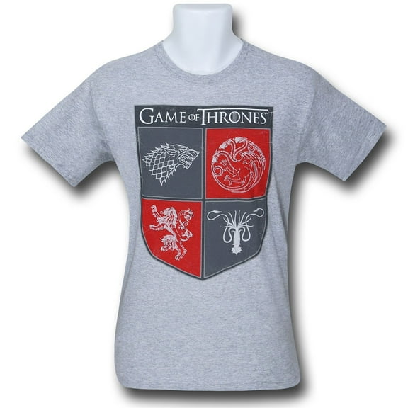 Game of Thrones Sigil Shield T-Shirt-2XLarge