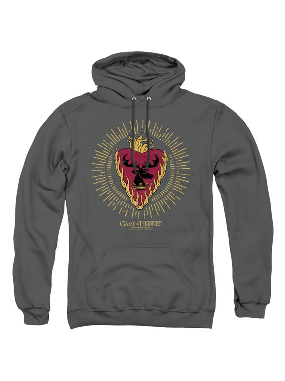 Game of Thrones Stannis Baratheon Burst Sigils Unisex Adult Pull-Over Hoodie, Stannis Baratheon Burst Sigils, Large