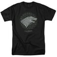 thumbnail image 1 of Game of Thrones Stark Burst Sigils Unisex Adult T-Shirt, Black, 4X-Large, 1 of 6