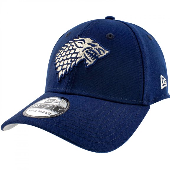 Game of Thrones Stark Crest New Era 39Thirty Fitted Hat-Small/Medium
