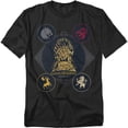 thumbnail image 1 of Game of Thrones T-Shirt 4 Houses 4 The Throne Unisex Graphic Tee For Men & Women, 1 of 7