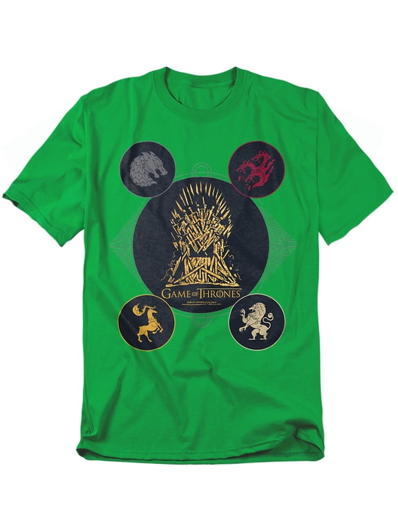T-Shirt 4 Houses 4 The Throne Unisex Graphic Tee For Men & Women