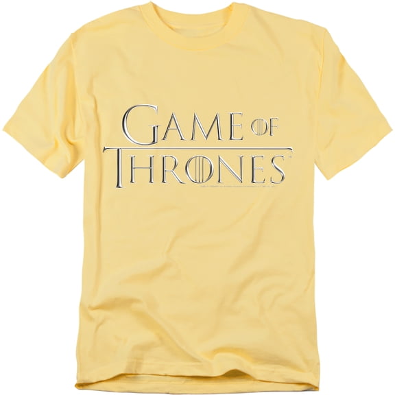 Game of Thrones T-Shirt Chrome Logo Unisex Graphic Tee For Men & Women
