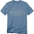 thumbnail image 1 of Game of Thrones T-Shirt Chrome Logo Unisex Graphic Tee For Men & Women, 1 of 7