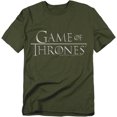 thumbnail image 1 of Game of Thrones T-Shirt Chrome Logo Unisex Graphic Tee For Men & Women, 1 of 7