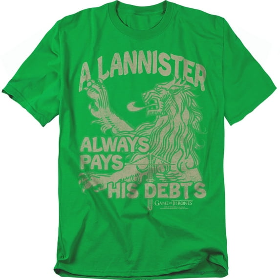 Game of Thrones T-Shirt Debts Unisex Graphic Tee For Men & Women