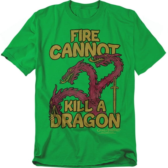 Game of Thrones T-Shirt Dragons With Fire Unisex Graphic Tee For Men & Women