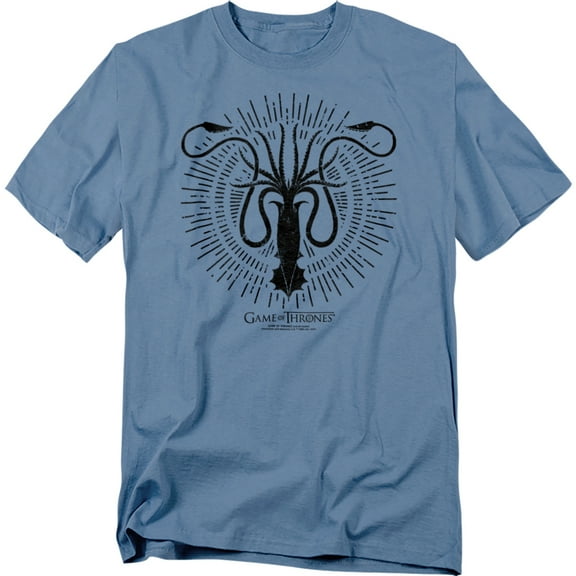 Game of Thrones T-Shirt Greyjoy Burst Sigil Unisex Graphic Tee For Men & Women