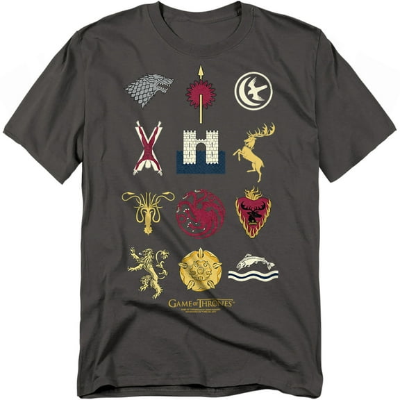 Game of Thrones T-Shirt House Sigils Unisex Graphic Tee For Men & Women