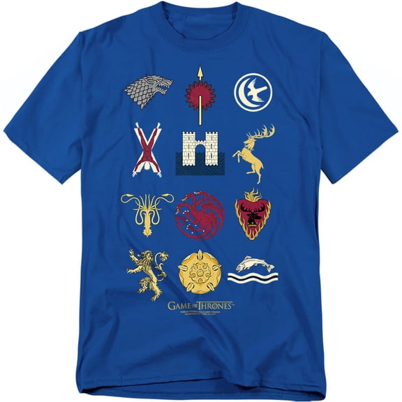 Game of Thrones T-Shirt House Sigils Unisex Graphic Tee For Men & Women