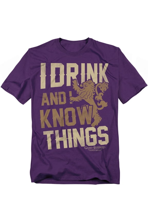 Game of Thrones T-Shirt Know Things Unisex Graphic Tee For Men & Women