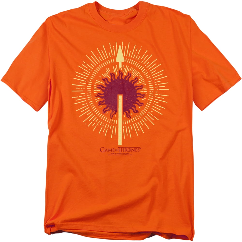 Game of Thrones TShirt Martell Burst Sigil Unisex Graphic Tee