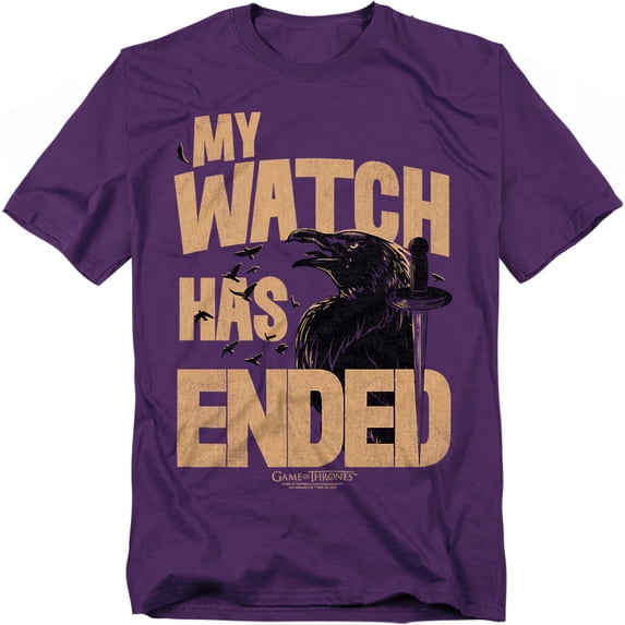 Game of Thrones T-Shirt My Watch Has Ended Unisex Graphic Tee For Men & Women